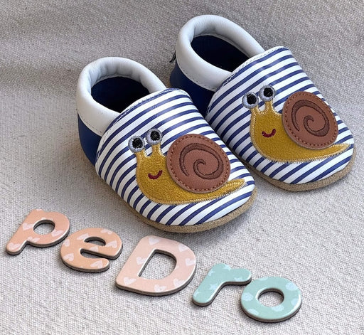 chausson bébé escargot