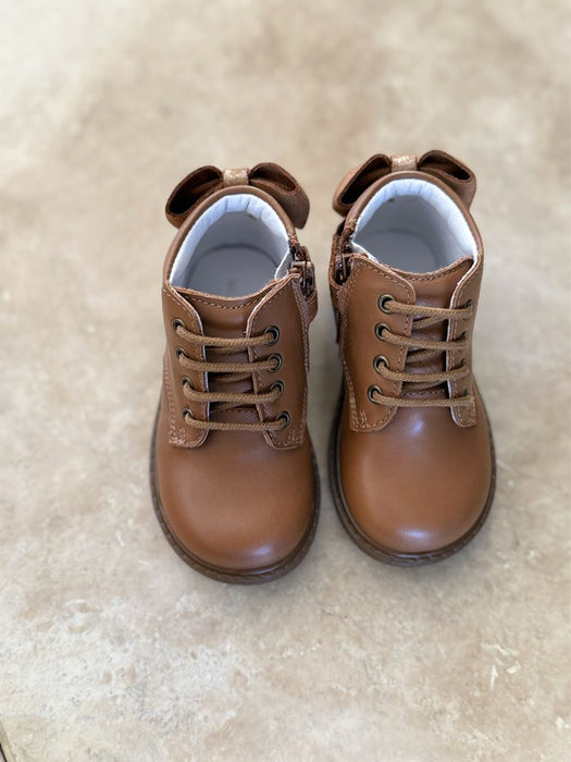 Chaussures enfant Camel avec noeud Bottine Caroline