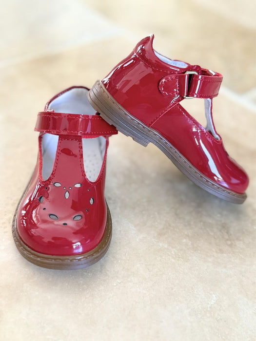 Chaussures enfant rouge vernis Lennie