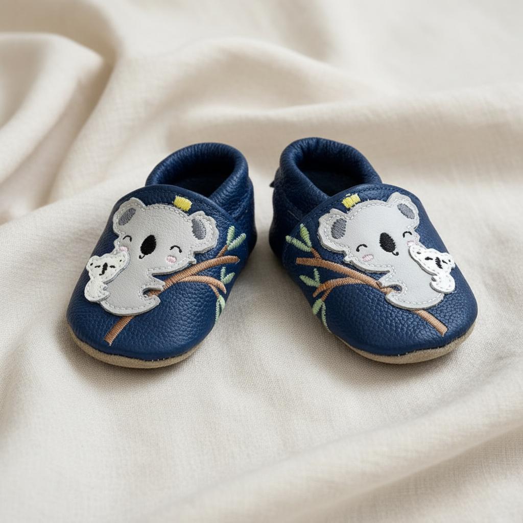 Chaussons Bébé Billy Le Lion En Cuir Souple - Marque Liloopop - Confort Et Souplesse Garantis - 13